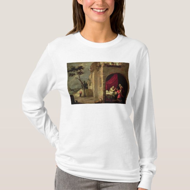 Isaac som välsignar Jacob Tee Shirt (Framsida)
