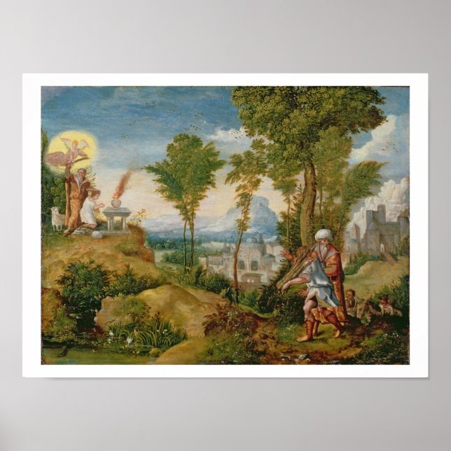 Isaacs uppoffring poster (Framsidan)