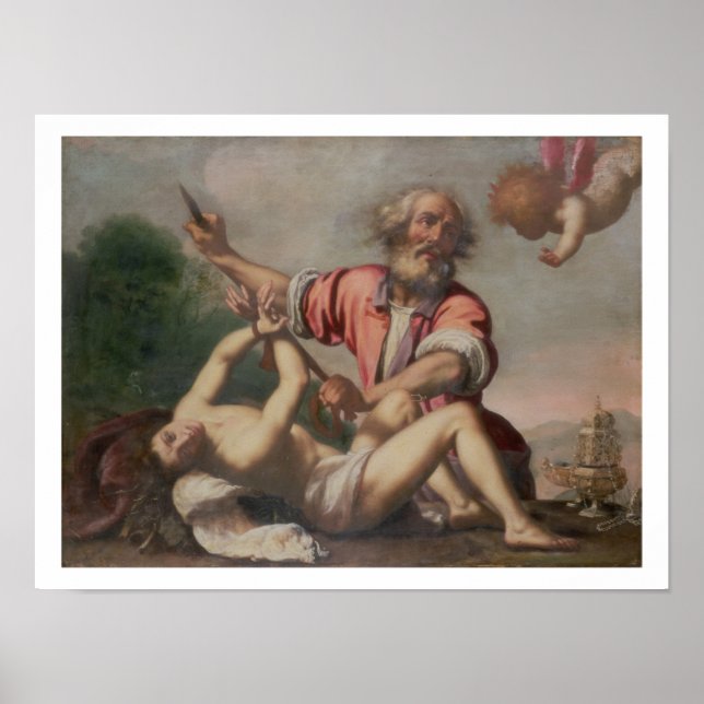 Isaacs uppoffring poster (Framsidan)