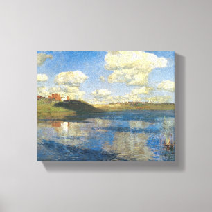 Isaak Levitan "Sjö"-berömd Canvastryck