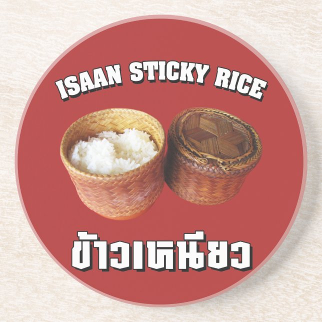 Isaan Sticky Ris [Khao Niao] Underlägg Sandsten (Framsidan)