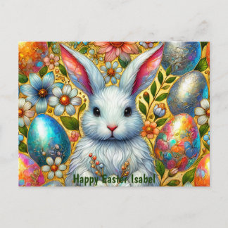 ISABEL ~ HAPPY EASTER BUNNY GREETING ~  HELG VYKORT
