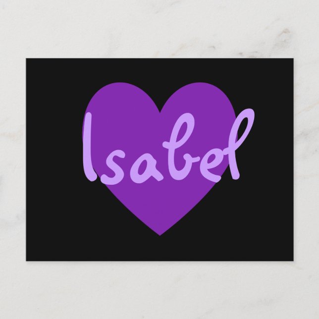 Isabel i Lila Vykort (Framsida)