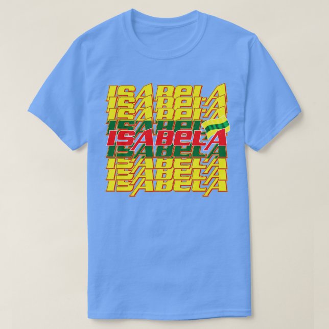 Isabela Cascade text 2 T Shirt (Design framsida)