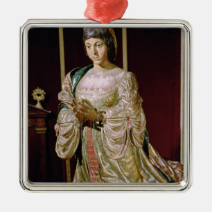 Isabella av castilen i bönen, 1520-22 julgransprydnad metall