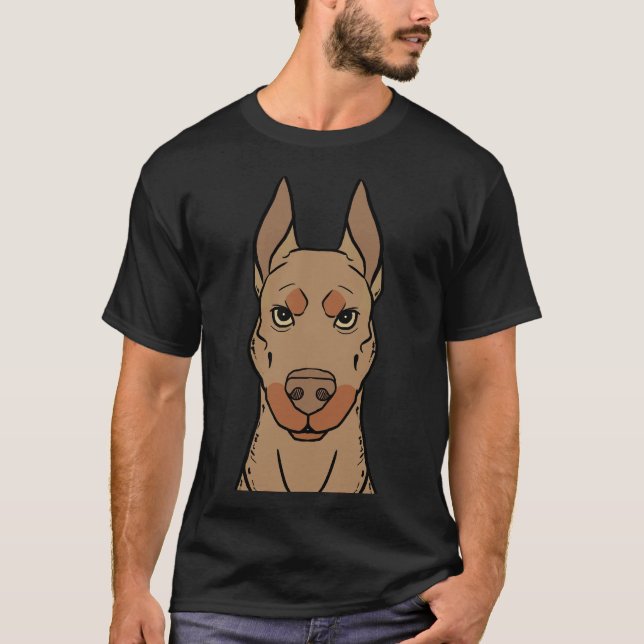 Isabella Doberman T Shirt (Framsida)