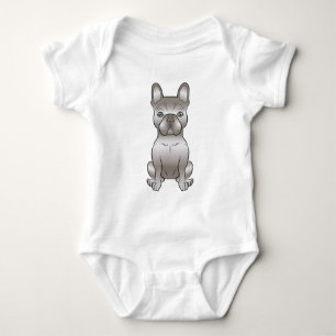 Isabella fransk bulldog Frenchie söt tecknad hund T Shirt