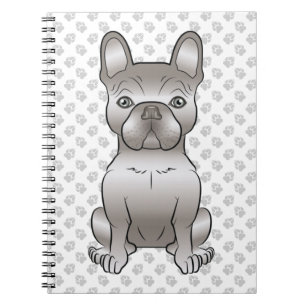 Isabella French Bulldog / Frenchie Sött Hund & Tas Anteckningsbok