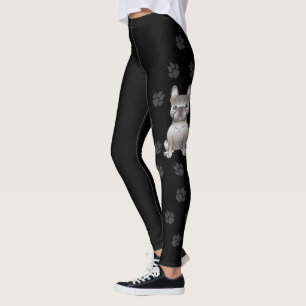 Isabella French Bulldog / Frenchie Sött Hund & Tas Leggings