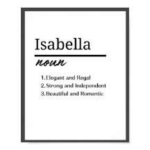 Isabella Girl Personlig Namn Definition