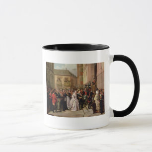 Isabella II av Spanien och henne make Mugg