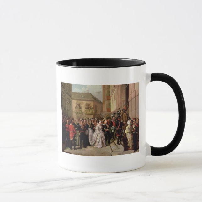 Isabella II av Spanien och henne make Mugg (Höger)