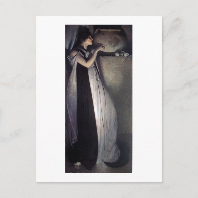 Isabella och Basil Pot Vykort (Framsida)