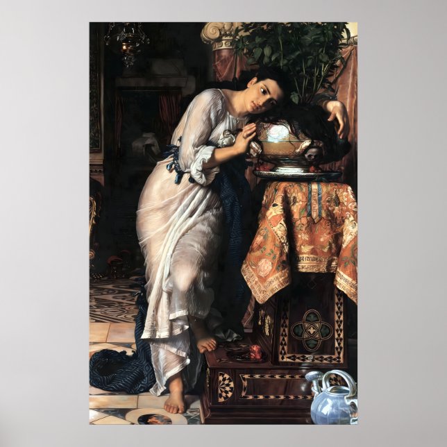 Isabella och basilika-krukan av William Hunt Poster (Framsidan)