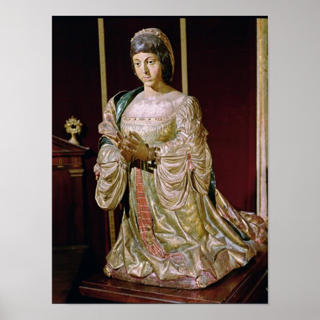Isabella of Castile in Prayer, 1520-22 Poster (Framsidan)