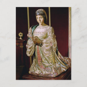 Isabella of Castile in Prayer, 1520-22 Vykort
