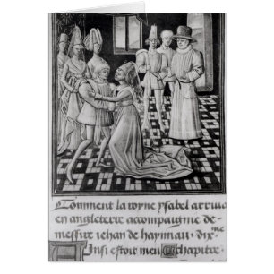 Isabella of Frankrike, Queen of England Hälsningskort