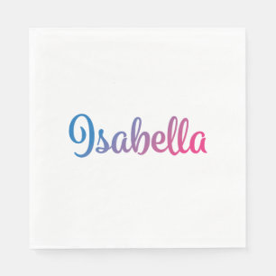 Isabella stilfull Cursive Pappersservett