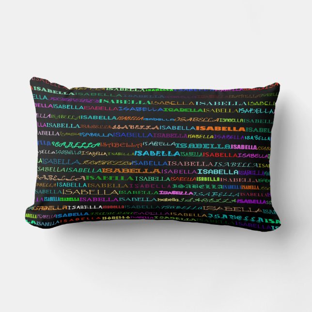 Isabella Text Design I Lumbar Pillow Lumbarkudde (Framsida)