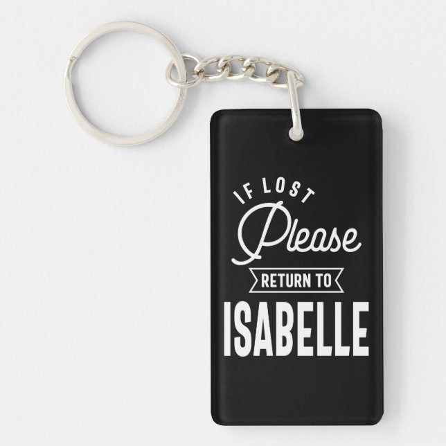 Isabelle Personlig Namn Birthday Gift (Framsidan)