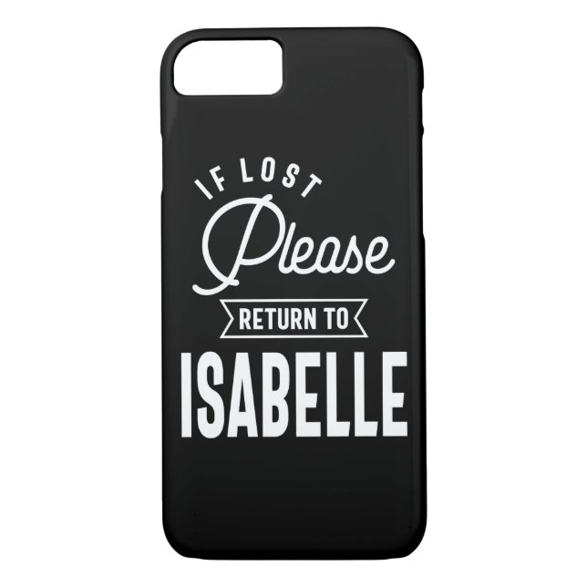 Isabelle Personlig Namn Birthday Gift Case-Mate iPhone Skal (Baksida)
