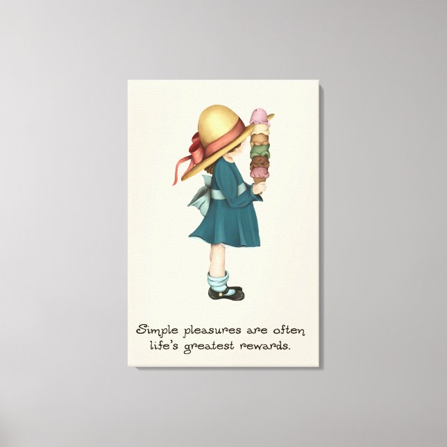 Isabels Ice Cream Canvastryck (Framsida)