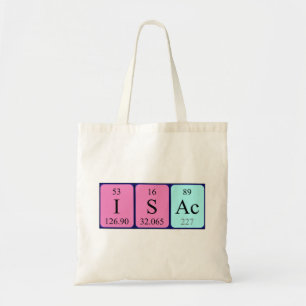 Isac Peric bord namn tote bag Tygkasse