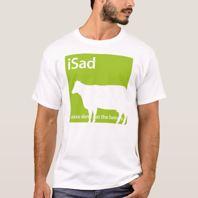 iSadkoVegan eller vegetarianT-tröja Tee (Framsida)