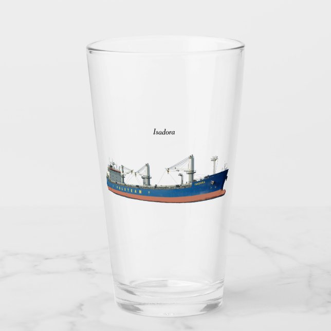 Isadora-glas Glaskopp (Framsida)