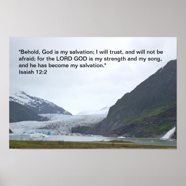 Isaiah 12:2 poster (Framsidan)