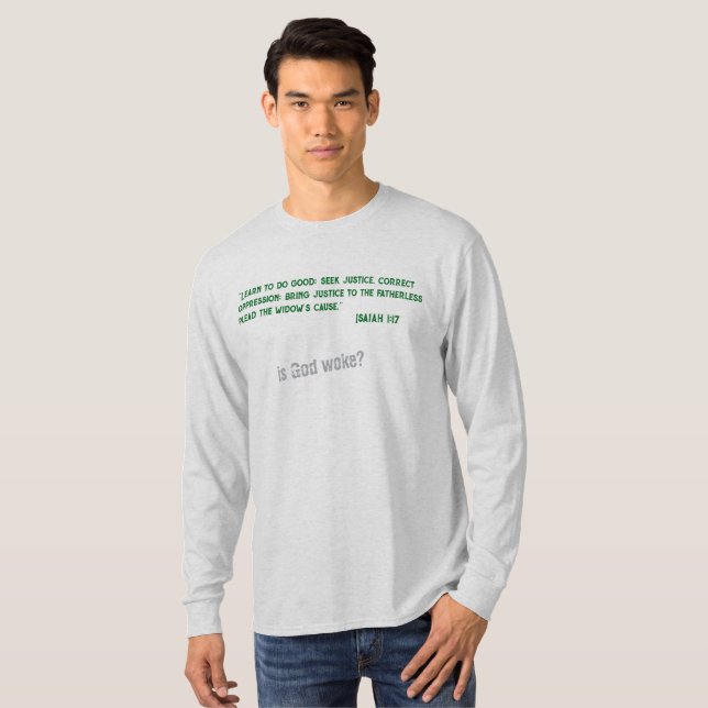 Isaiah 1:17 T-shirt (Hel framsida)