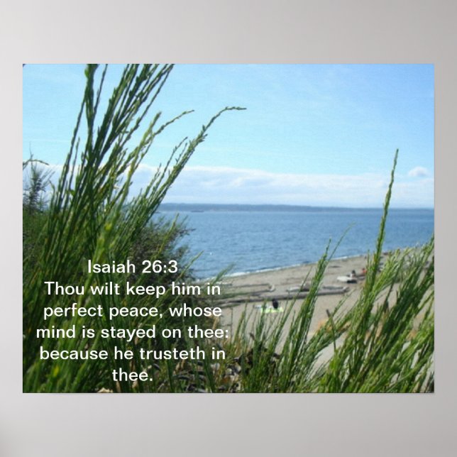 Isaiah 26:3 Poster (Framsidan)