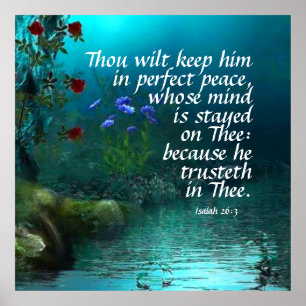 Isaiah 26:3 poster