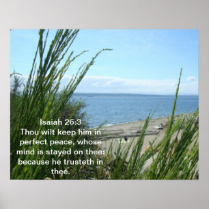 Isaiah 26:3affisch poster