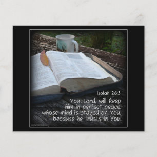 Isaiah 26v3 - Perfekt Peace - Bible Flygblad