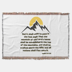 Isaiah 2:2 Bible Scripture Quote KJV Filt