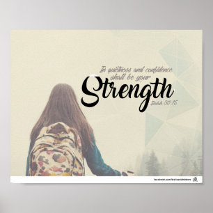 Isaiah 30:15 - i quietness och förtroende poster