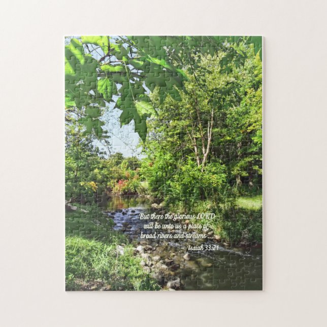 Isaiah 33:21 pussel (Vertikal)