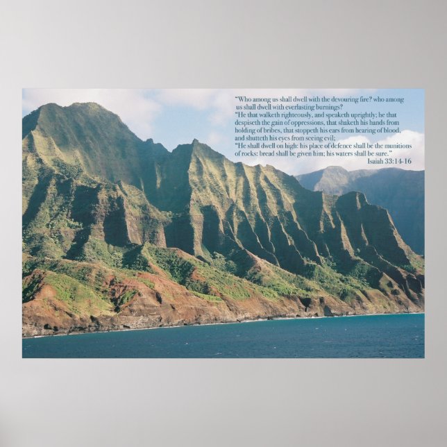 Isaiah 33 poster (Framsidan)