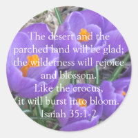 Isaiah 35:1-2 ~ Crocus