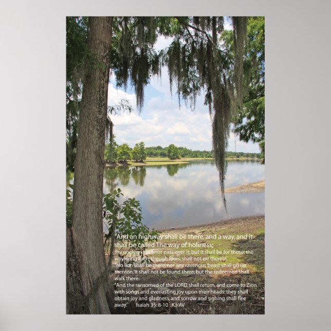 Isaiah 35:8-10 poster (Framsidan)