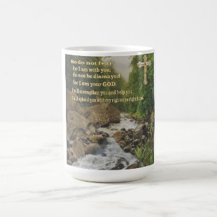 Isaiah 40:10 Christian mugg