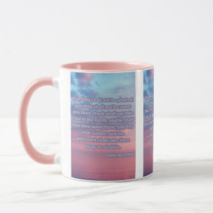 Isaiah 40:24 KJV Bible Scripture Pic Two-Tone Mugg