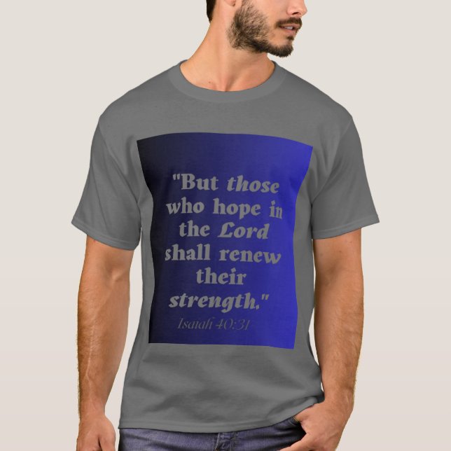ISAIAH 40:31 00055 T SHIRT (Framsida)