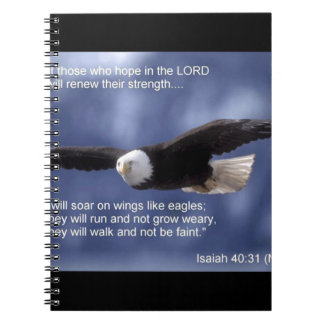 Isaiah 40:31 anteckningsbok
