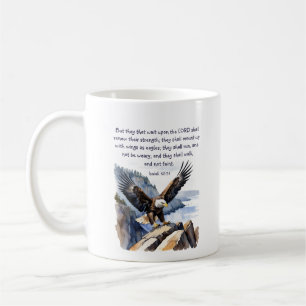Isaiah 40:31 De som väntar på Herren Kaffemugg