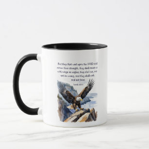 Isaiah 40:31 De som väntar på Herren Mugg