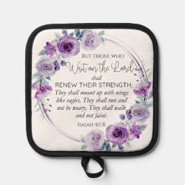 Isaiah 40:31 De som väntar på Lord Blommigt