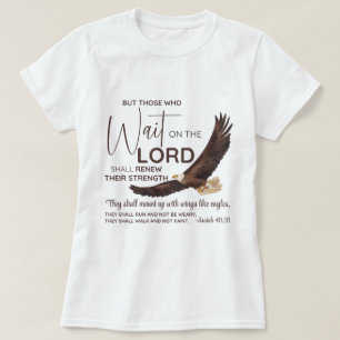 Isaiah 40:31 De som väntar på skriften T Shirt