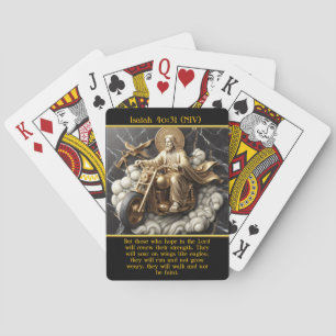 Isaiah 40:31 Divine Empowerment in Rörelse AI Art Casinokort